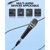 Moukey Dynamic Microphone with 13ft Cable Karaoke Microphone Metal Hand