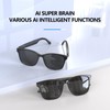 YQJYBD Hy-C8 Pro Multifunctional AI Bluetooth Smart Glasses, Wireless Headphones
