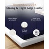 1000 TC Egyptian Cotton Fitted Sheet, 1 Pc Fitted Sheets