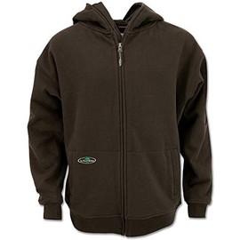 Arborwear Men's Double Thick Full Zip Sweatshirt, Chestnut, X-Large