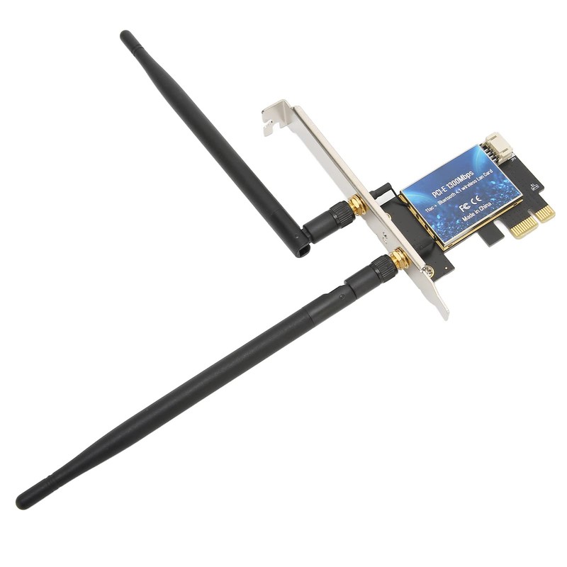 PCIe WiFi Card, 2.4GHz 5GHz Dual Band Wireless Adapter, Bluetooth