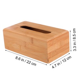 GLEAVI 1PC Wooden Tissue Holder Stylish Tissue Box for Home Office and Restaurants Paper Towel Storage Container Unique Design for Organized Atmosphere for Automotive and Hotel Use