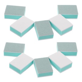 Healeved 50pcs Mini Nail Buffing Sponges Natural Nail Art Tools High Elasticity Fingernail Polishing Blocks Manicure Kit
