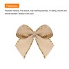 MECCANIXITY 50Pcs Mini Metallic Edge Ribbon Bow 1" Satin Ribbon
