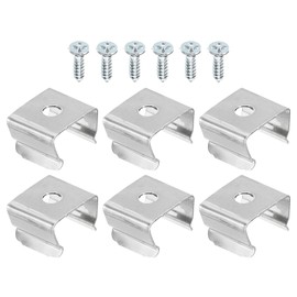 Boxonly Rope Light Mounting Clips 50Pcs Wall Channel Mounting Holder Accessories for 9.5mm to 12mm Waterproof LED Strip Stainless Steel