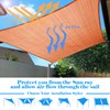 AwnPro 15' x 15' Heavy Duty Sun Shade Sail Commercial