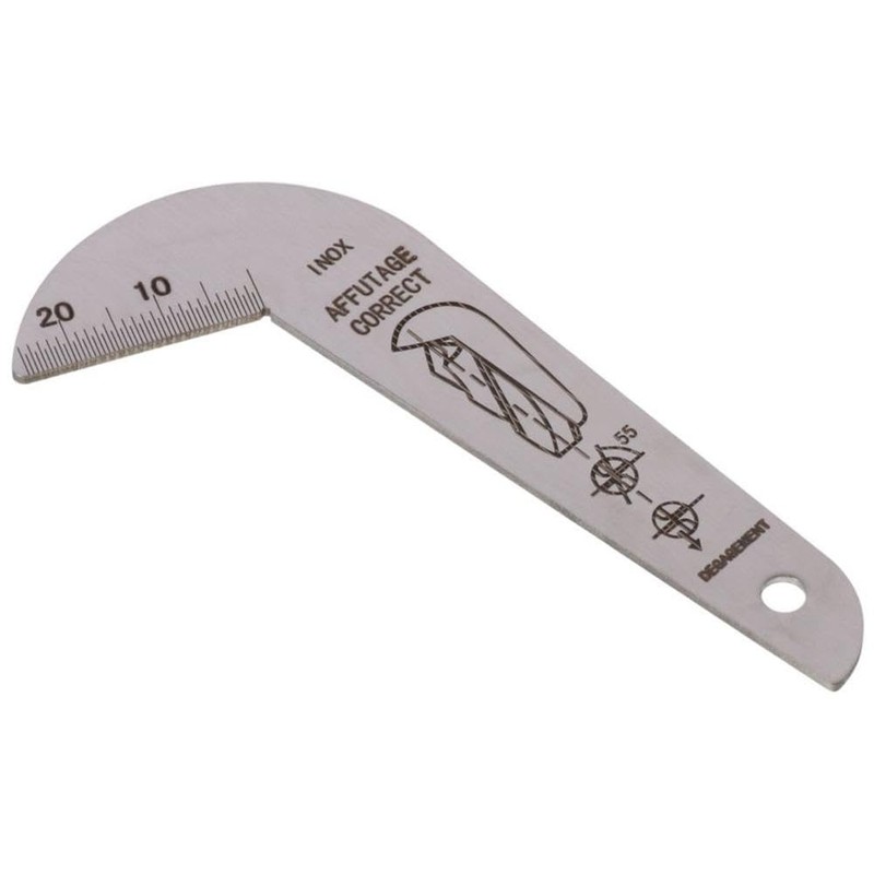 iuniq Stainless Steel Drill Bit Sharpening Gauge Double-sided Durable Double-sided