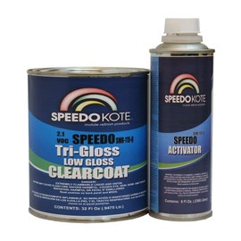 Speedokote SMR-115Q/170-8 - Low Gloss 2.1 VOC urethane clear coat, quart kit Clearcoat with slow speed activator