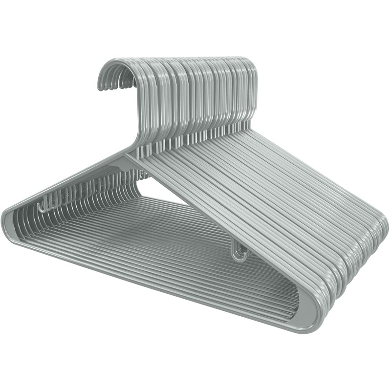 Utopia Home Plastic Hangers 50 Pack - Clothes Hanger with