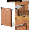 Hidden Door Hinge, Pivot Hinge - 570LBS Load-Bearing Heavy Duty