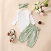 Kaipiclos Newborn Infant Girl Clothes Rib Knit Romper Daisy Print