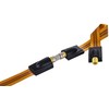 Poppstar 2x Sat Adapter F-connector (F-male to F-male), for coaxial