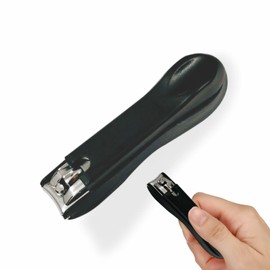 Nail Clipper Ultra Sharp Wide Jaw Nail Cutter Heavy Duty Comfort Grip Nail Clipper For Thick Nails Toenail Fingernail Professional Manicure Pedicure Care Tool For Mens & Womens Grooming Tool 9cm (1pk)