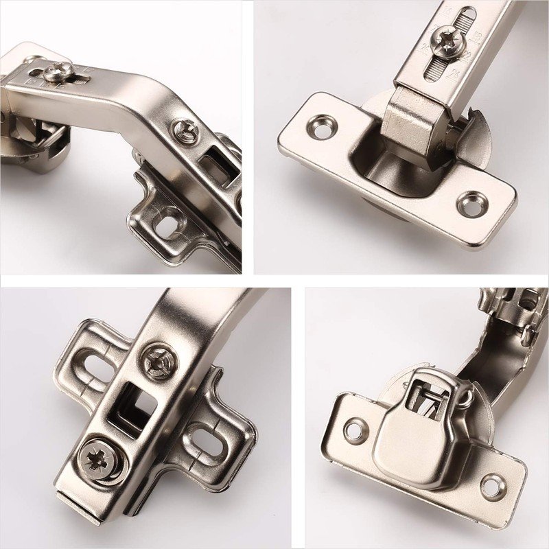 Furniware Pack of 2 Hinges, 135 Degree Corner Folding, Curved