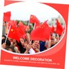 Kisangel 50pcs Handheld Chinese Flags National Flag of China Hand-waved