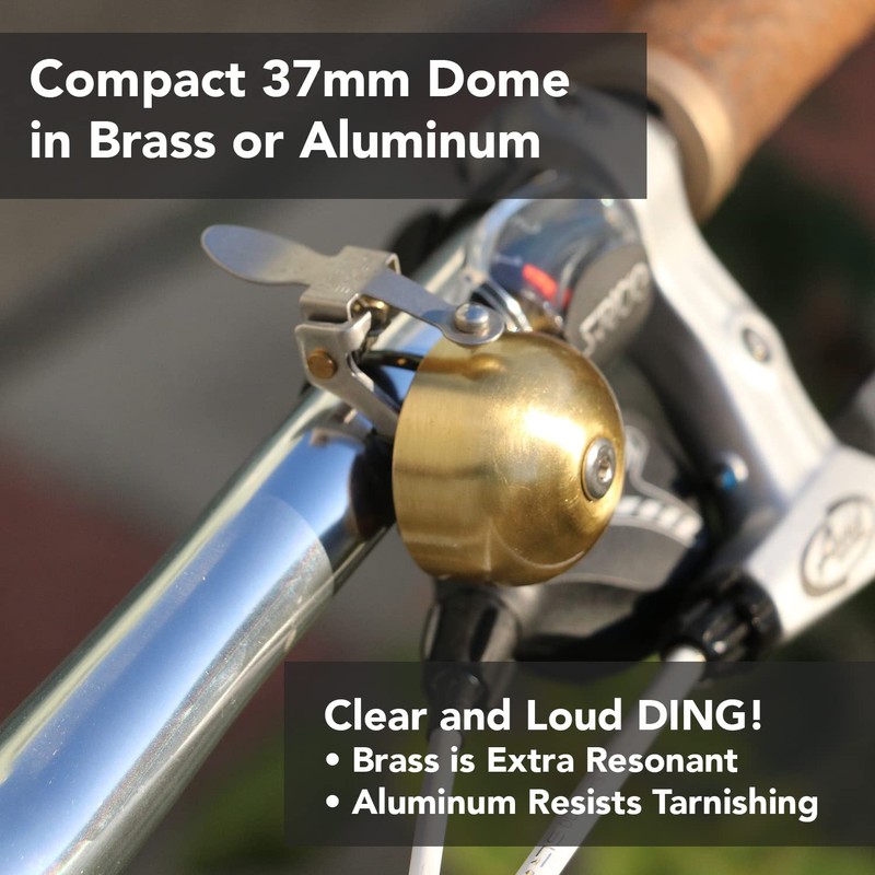 Crane E-ne Polished Brass Bicycle Bell