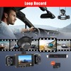 Fuluku 360 Degree Dash Cam View, 4 Channel Front Rear