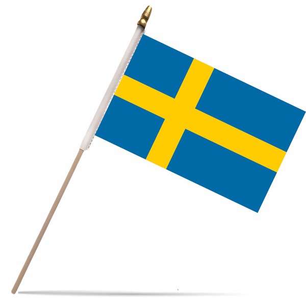 NJ & NJBW 20 Pack Small Mini Sweden Flag on