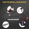Motoparty Handlebar LED Light Bar Set for KLX110 CRF110 TTR110