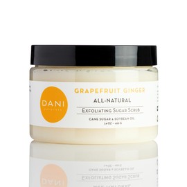 DANI - Exfoliante de azúcar natural, 14 oz                                                                                                            