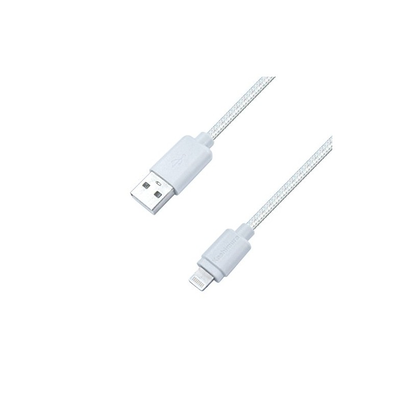 カシムラ 断線に強いナイロンメッシュケーブルを採用 lightningストロングケーブル(1.2m) ホワイト KL-46