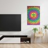 Scorpio Posters Psychedelic Peace - Flocked - Blacklight Poster -
