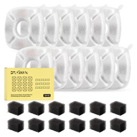 12Pack Cat Water Fountain Filter For Veken 67oz/2L, 95oz/2.8L,135oz/4L, Dispenser