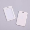 LannuMet 3 Pack Sliding ID Badge Holder,Hard Plastic Card Holder