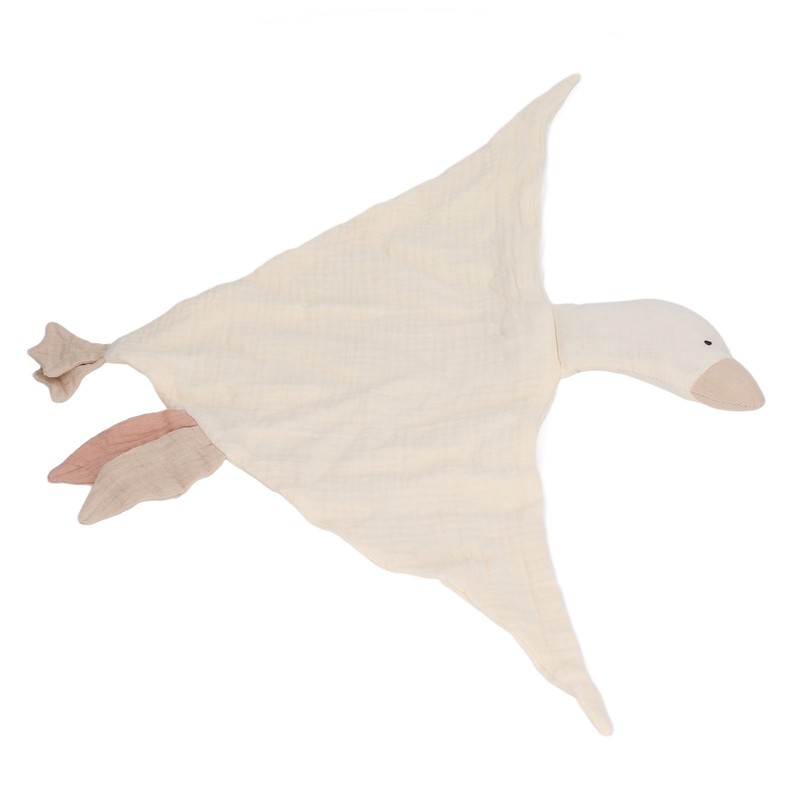 Baby Goose Shaped Security Blanket Soft Cotton Breathable Cute Security