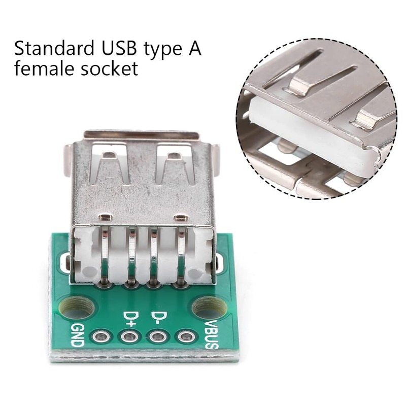 Keenso USB Breakout Board, 10Pcs USB Type A Female USB