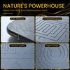 Stone Bath Mat with Scientific Design | 100% Diatomaceous Earth