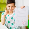 Silver Star Stickers,1 inch Holographic Star Stickers Roll for Kids