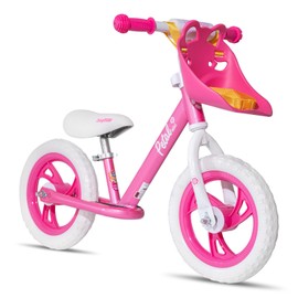 JOYSTAR 12 Inch Balance Bike for 18months-5 Years Old Boys Girls 12" Push Bicycle Toddler Balance Bike Gift Bike for Boys Girls Pink