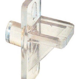 Prime-Line 241946 Shelf Support Peg, 1/4 In., Plastic Construction, Clear (12 Pack)