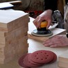 125mm Sanding Discs 8-Holes Aluminum Oxide Sandpaper for Woodworking with