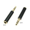 London Express 3.5mm TRRS Female to TRS Male Microphone Adapter
