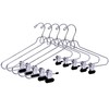 6 Quality Add-On Skirt Blouse Hanger Heavy-Duty Add-On Skirt Hangers