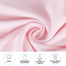 Oaygat 6 Packs Baby Bandana Dribble Bibs Cotton Soft and Absorbent Baby Drool Newborn Bibs with Adjustable Snaps Infant Breathable Feeding Teething Droolers for Unisex Girl Boy Toddlers 0-24 Months