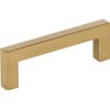 Elements Stanton Pull, 625-3SBZ, Satin Bronze, 3" c-c