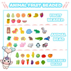 Montessori Spielzeug,Holzspielzeug Fädelspiel Geschenk Motorikspielzeug ab 3 4 5 Jahr Madchen Jungen Baby Kinderspielzeug holzperlen für Kinder Geschenke