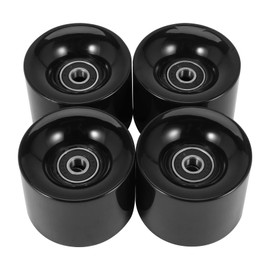 JAVERGGN Pack of 4 60mm Skateboard Wheels + ABEC-9 Bearing Steel and Spacers Cruiser Wheels