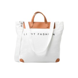 PORRASSO Women Shoulder Bag Casual Handbag Ladies Large Crossbody Bag Multifunctional Canvas Tote Bag Bucket Bag for Travel Work Shopping Daily Use White