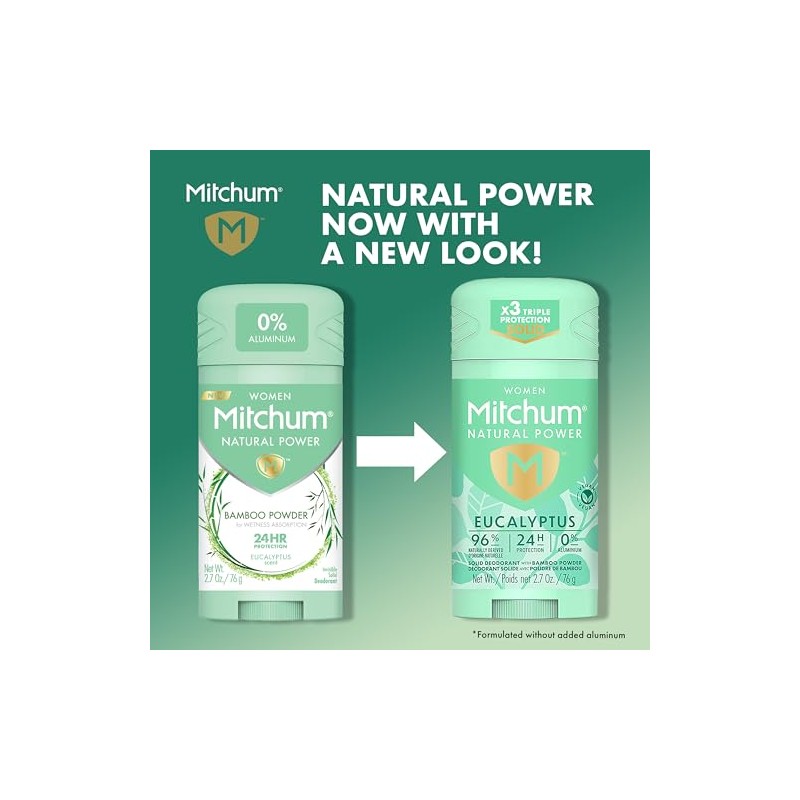Mitchum Natural dry solid women