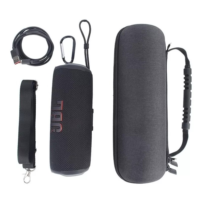 Estuchelandia Estuche Case Rígido Gancho Y Correa Para Bocina Jbl