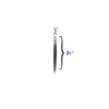 Swimables Plastic Drain Cover 3 1/8" Diameter and 1/4" Thickness
