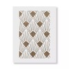 Stencil Revolution Metropolis Flare Pattern Wall Stencil - Large, Reusable
