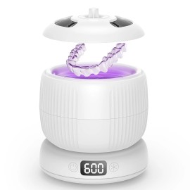 Morole Ultrasonic Jewelry & Retainer Cleaner -4 Modes for Braces,Denture