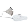 Keitech T-Bone Buzzbait Silver Pela 3/8oz #010 Super White