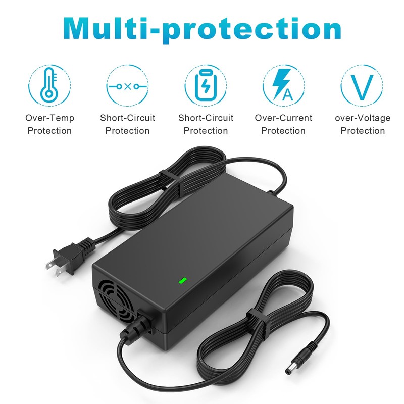 54.6V 2A Charger 7-in-1 Universal for 48 Volt Battery Charger