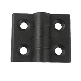 Black Plastic Reinforced Countersunk Hole Bearing Hinge